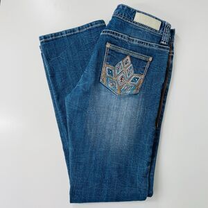 Rock & Roll Jeans 28x30 Y2K Low Rise Bootcut 27 Cowgirl Boyfriend Jeans 28